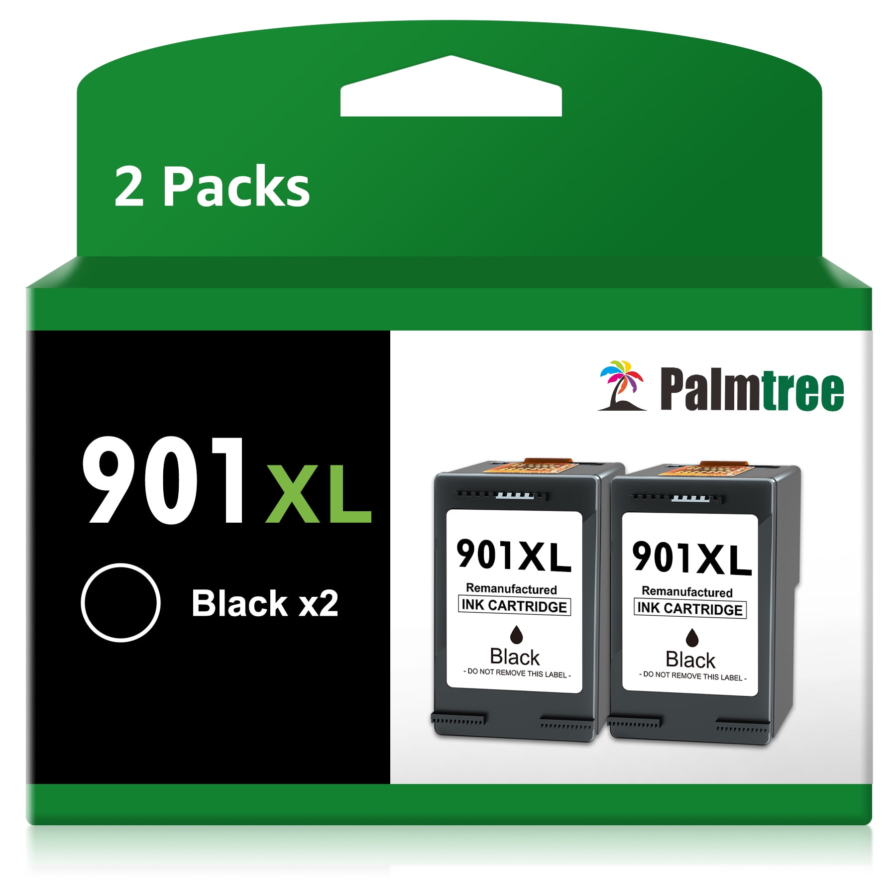 901XL Ink Cartridge Black Replacement for HP 901XL 901 XL Ink Cartridges Compatible with HP