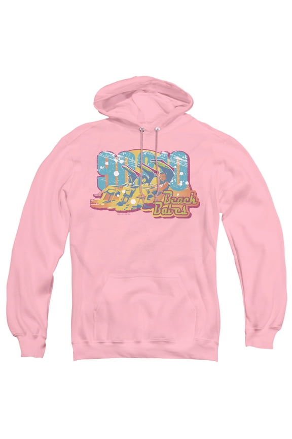 90210 Beach Babes Adult Pullover Hoodie Sweatshirt Pink
