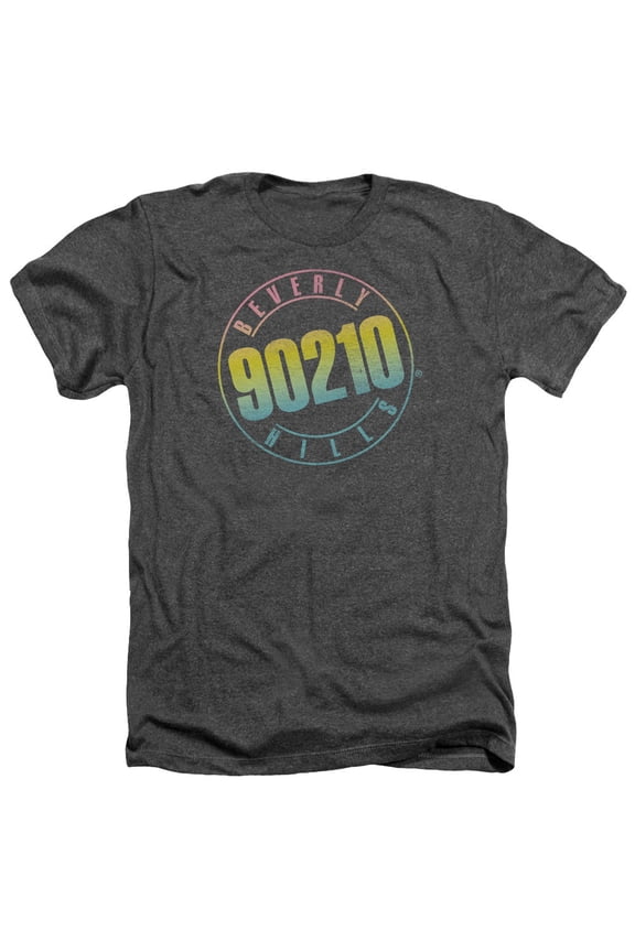90210 - Color Blend Logo - Heather Short Sleeve Shirt - XXX-Large