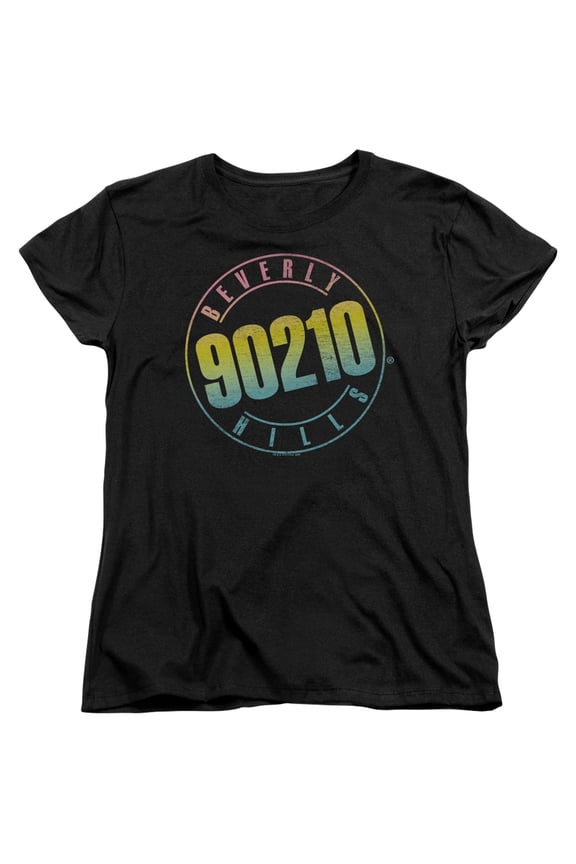 90210 - Color Blend Logo - Women's Short Sleeve Shirt - X-Large