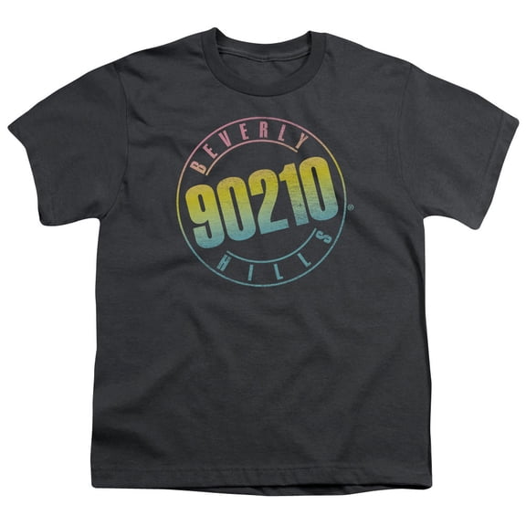 90210 - Color Blend Logo - Youth Short Sleeve Shirt - Large