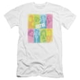 thumbnail image 1 of 90210 Color Block Of Friends Premium Canvas Adult Slim Fit 30/1 T-Shirt White, 1 of 1