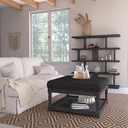 90210 Furniture Apollo Square Coffee Table Black
