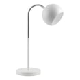 thumbnail image 1 of American Home Classic Maggie 1-Light Mid-Century Metal Table Lamp in White, 1 of 6