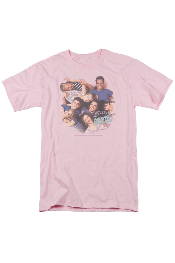 90210 Gang In Logo Officially Licensed Adult T-Shirt M