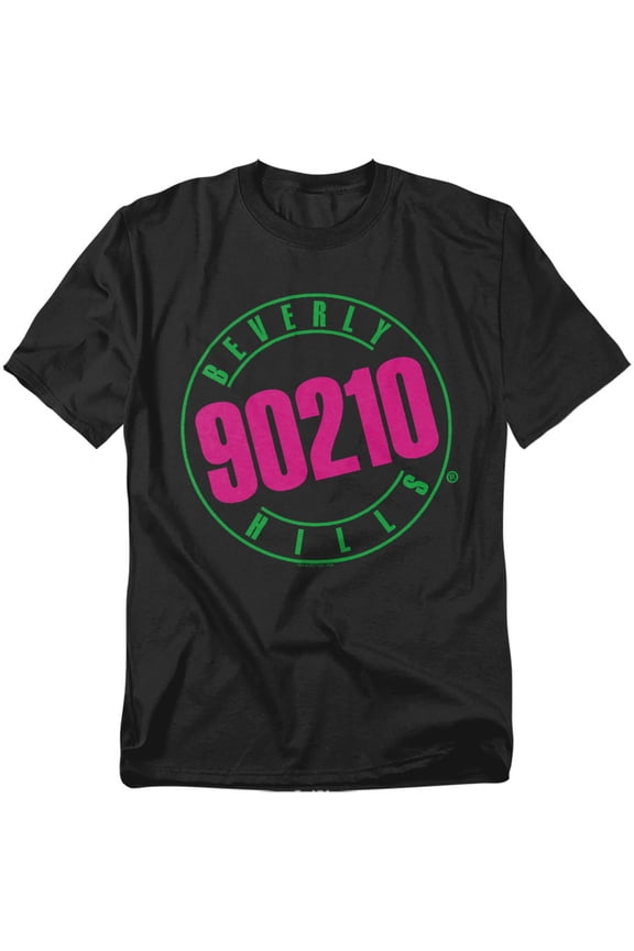 90210 Men's Neon T-shirt Large Black
