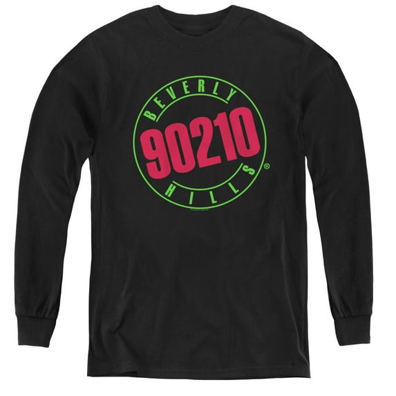 90210 Neon Youth Long Sleeve T-Shirt Black