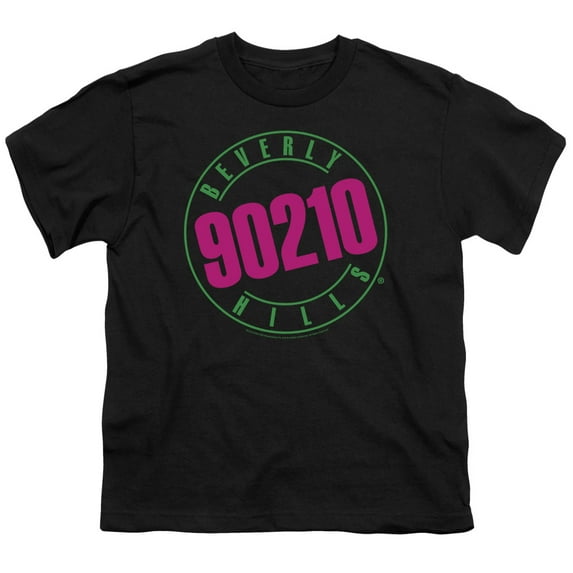90210 - Neon - Youth Short Sleeve Shirt - Medium