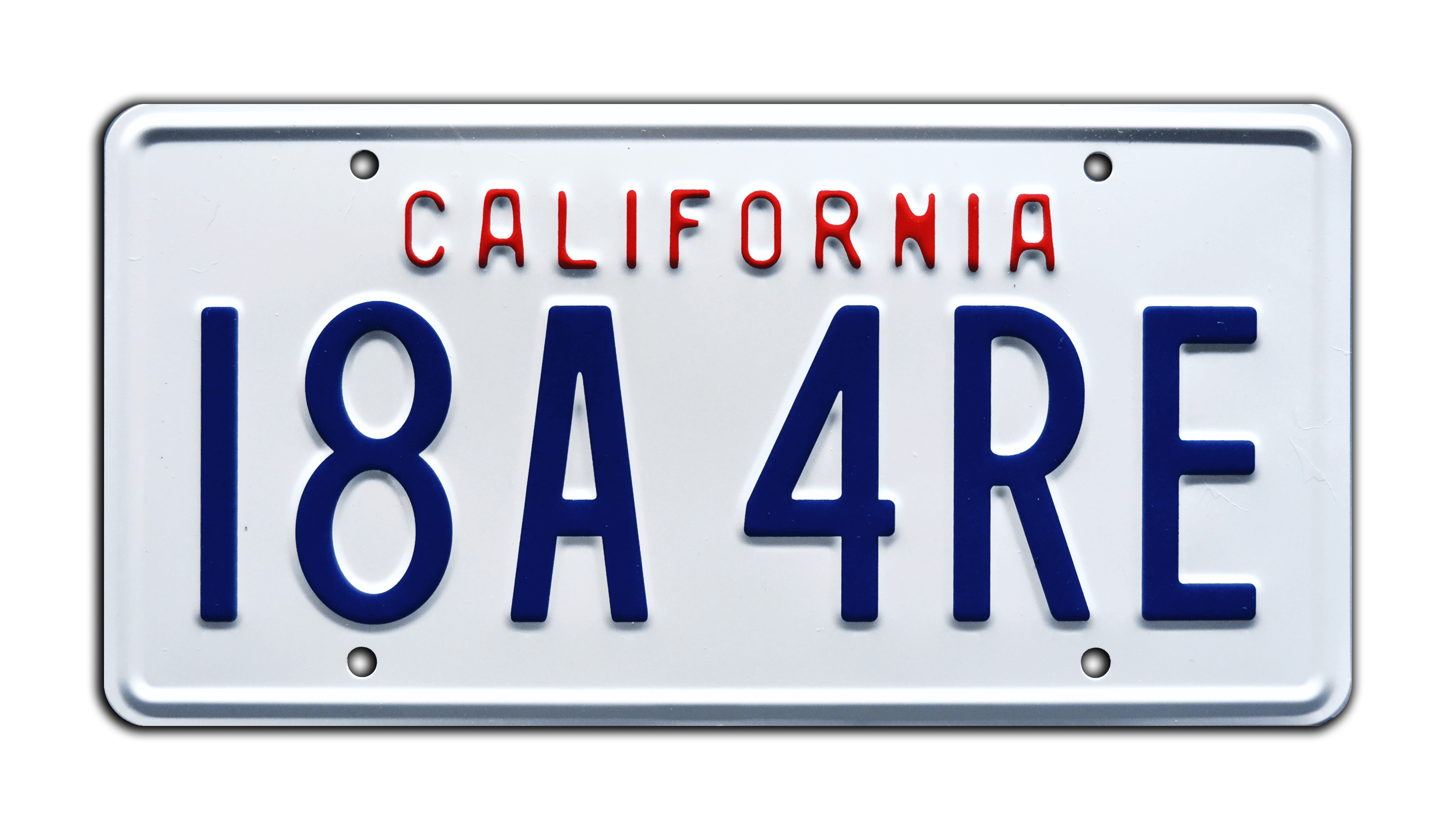 90210 | Steve's Corvette | I8A 4RE | Metal Stamped Replica Prop