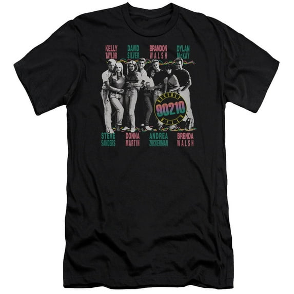90210 We Got It Premium Canvas Adult Slim Fit 30/1 T-Shirt Black
