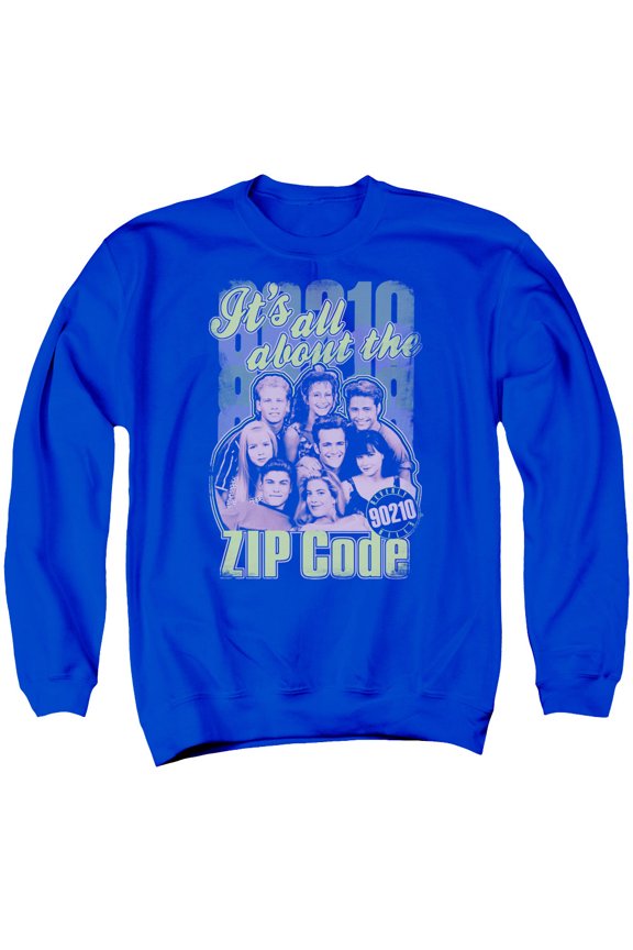 90210 - Zip Code - Crewneck Sweatshirt - Large