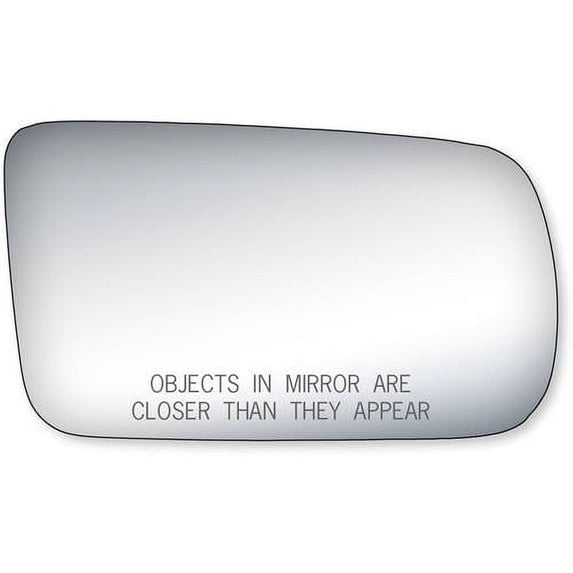 90239 - Fit System Passenger Side Mirror Glass, Toyota Camry Sedan 87-91 (foldaway)
