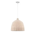 thumbnail image 1 of 9026-WH Millennium Lighting Elise - 1 Light Pendant-15 Inch Tall and 16 Inch Wide, 1 of 8