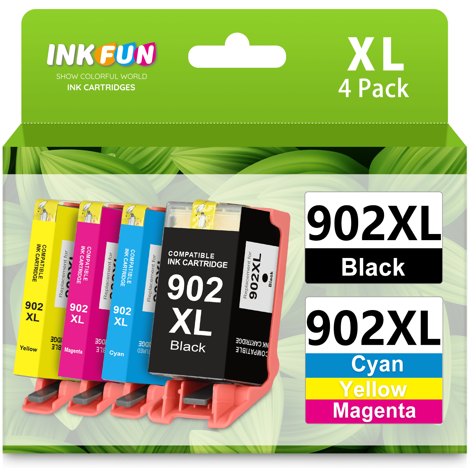 902XL Ink Cartridge for 902 XL HP Ink Cartridges Printer Ink 902 902XL