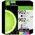 thumbnail image 1 of 902XL Ink Cartridges Compatible for HP 902 Ink Cartridges High Yield Combo Pack (4-Pack), 1 of 9