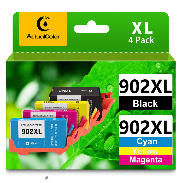902XL Ink Cartridge for 902 XL HP Ink Cartridges 902 Ink with HP Officejet  Pro 6978 6968 6958 6970 6960 6962 6975 6950 6954 Printer (4 Pack) 