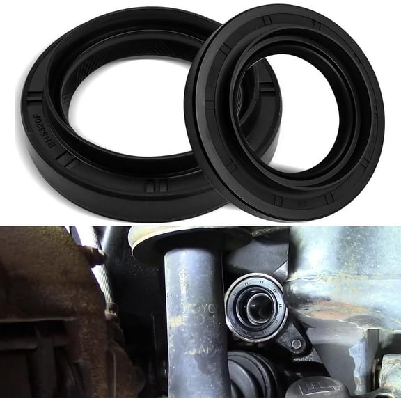 90311-47027 Differential Carrier Front Seal, 90311-47013 Front Drive Axle Shaft Oil Seal Set, Drive Axle Shaft Seal for Toyota 4Runner Sequoia Tundra Tacoma, for Lexus GX460 LX570