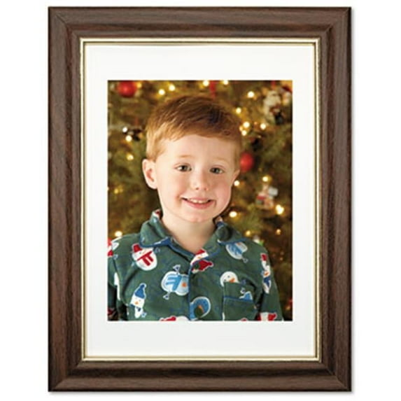 9031843 10 x 12 in. Skilcraft Style B-Walnut Vinyl Wrapped Frames
