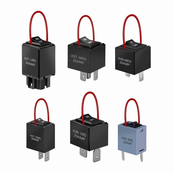 9038A Relay Bypass Switch, Relay Tester, Bypass Switch Kit with Amp Loop, 6-Pack