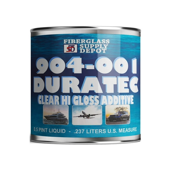 904-001 Duratec Clear Hi-Gloss Additive for Gelcoat (Half Pint)