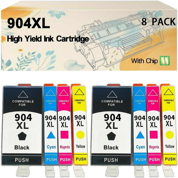 904 XL 904XL Ink Cartridge Compatible for HP OfficeJet Pro 6970 Printers Cyan*1