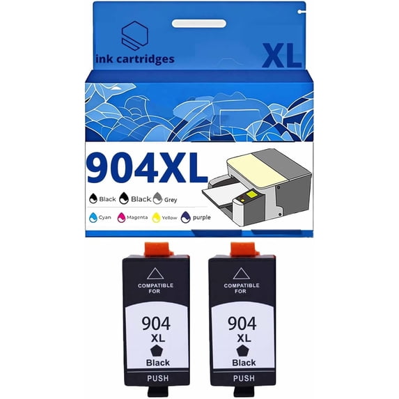 904XL T6M16AL T6M04AL T6M08AL T6M12AL Ink Cartridge Compatible for PRO 6960 6970 6954 6962 6968 6975 6978 Printers, Leak-Proof Design Crisp Printing, Home & Office Use