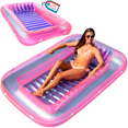 thumbnail image 1 of Open Box 9052 71" Swimming Pool Inflatable Suntan Tub Float Lounge, 1 of 7