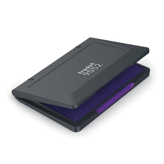 Trodat Stamp Pad 9052, Violet Ink, for Hand Stamps – Size 2.75" x 4.5" (110 x 70mm)