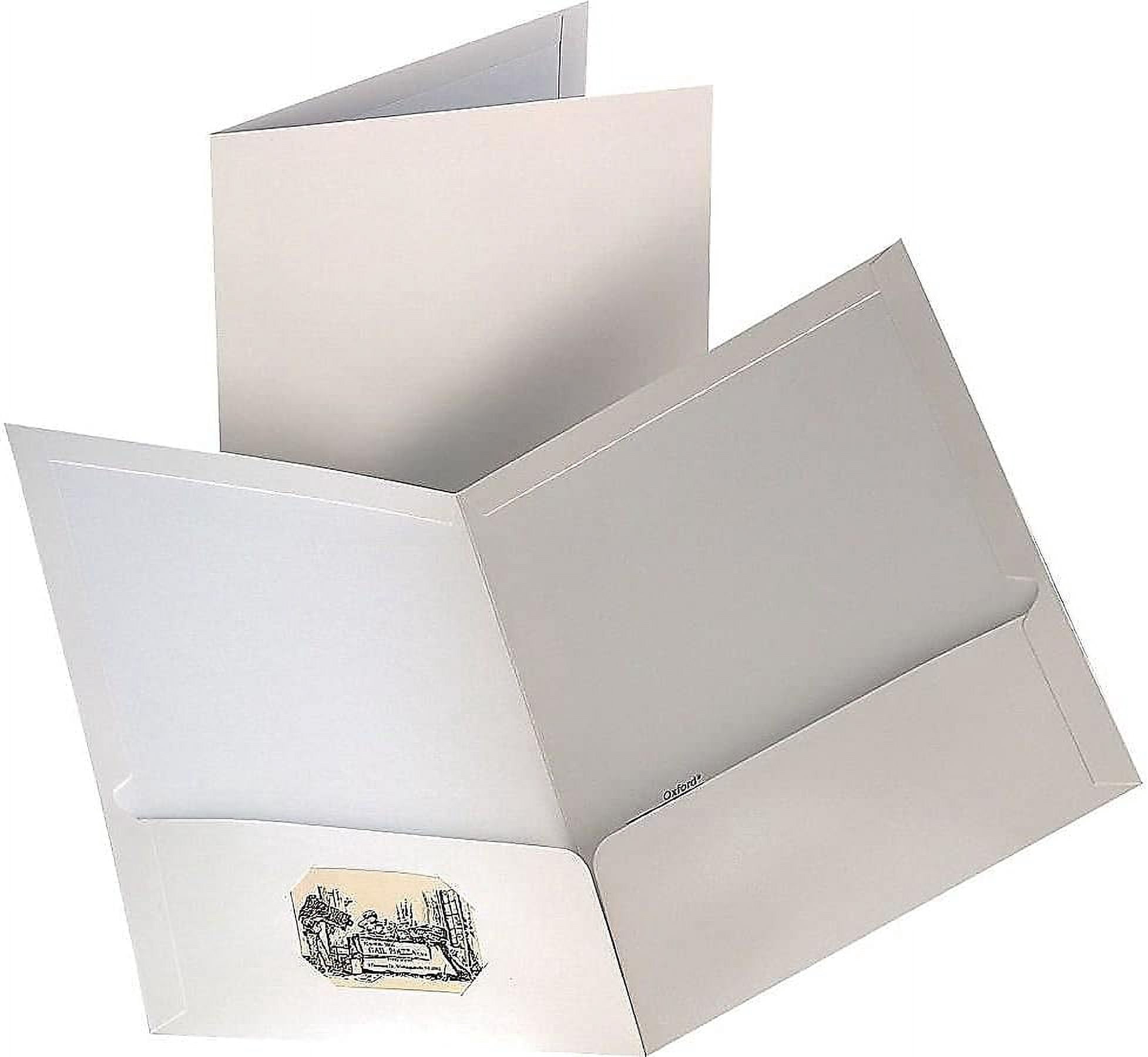 905465 2Pocket Laminated Folders, White,10/Pk (13375Cc)
