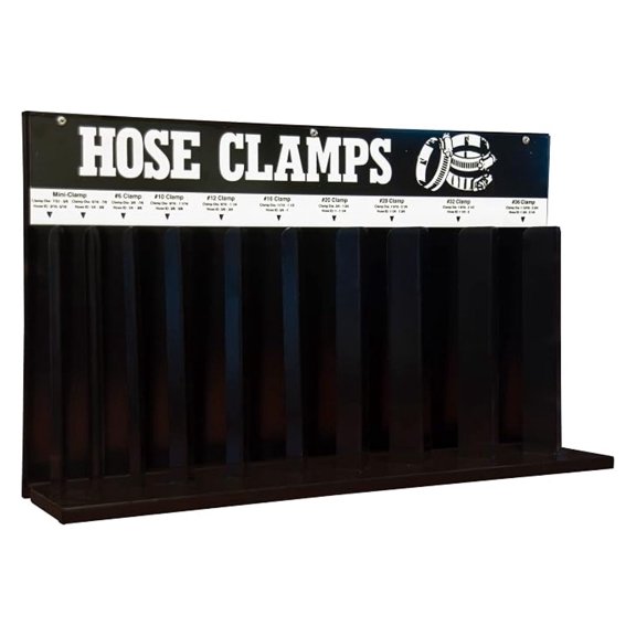 906-08-S129 Hose Clamp Rack, 10 Loops
