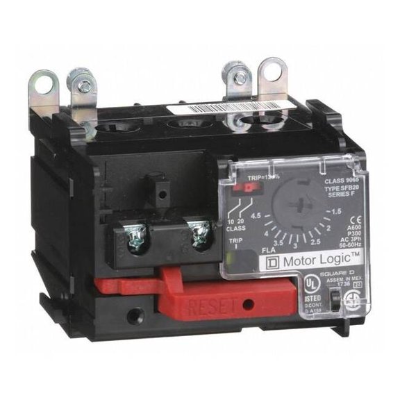 9065SFB20 - Square D Co Overload Relay Amp Min 1.5A - Amp Max 4.5A