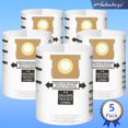 thumbnail image 1 of 90661,90671,Disposable Filter Bags,Compatible with Shop-Vac 5-8 Gallon Vacuum Disposable Filter Bags, 5-Pack, Type E，Type H, 1 of 6