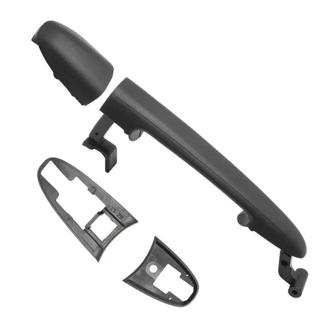Pair Black Sliding Door Handles For Mercedes Sprinter 2007-2016 – Left & Right, Chrome Accent, Adhesive Mount