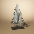 thumbnail image 1 of Old world 19.7 in H Battery Operated Lighted Metal 3 D Tabletop Forest Scene, 1 of 2