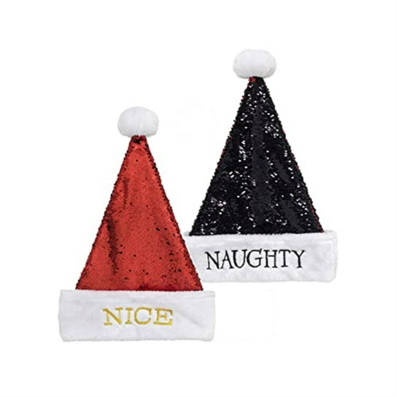 9070256 REVERSIBLE SANTA HAT 17"" Dyno Reversible Santa Hat (Pack of 12)