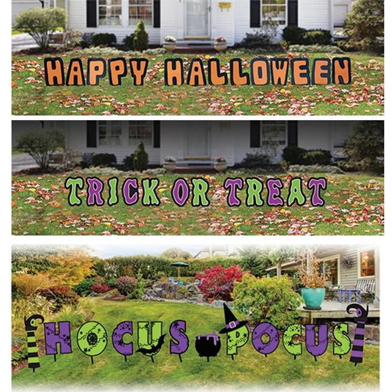 Fun World Yard Sign Halloween Decor