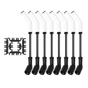 9070C 8Pcs Spark Plug Wire Set Extreme 9000 Ceramic Boot Compatible with LS Terminals LS3 LS4 LS7 LT Engines