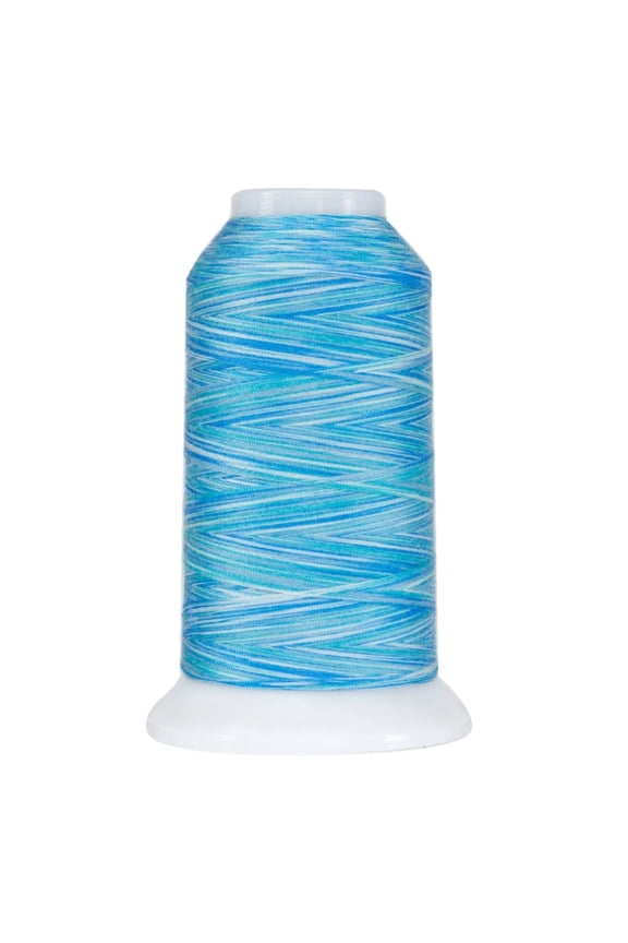Omni Variegated Polyester Thread 40wt 2000yd Ice Blue