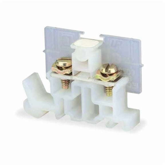 Terminal Block, Self-Lifting Pressure Wire Connector, 1 Pole, 40 A, 600 V AC/DC, 12 AWG, Natural