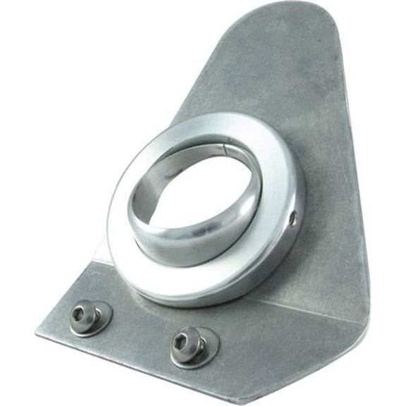 909011 Deluxe Steering Column Bracket 2 in. dia. Tube Swivel Mounting Plate - Aluminum