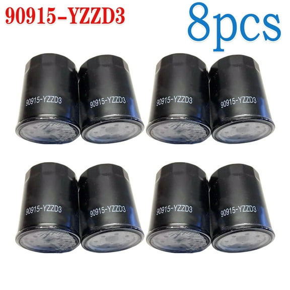 90915-YZZD3 Oil Filters SET OF (8) For TOYOTA OIL (FAST SHIPPING)