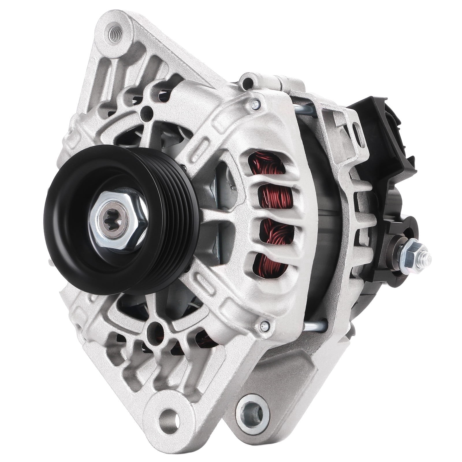 Alternator 90A 12V for 12-17 Hyundai Accent/Veloster 1.6L & 12-13 Kia Rio 1.6L Replaces 13209N, 37300-2B300/510, 2607372