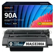 90A | CE390A 1 Pack Toner Cartridge Replacement for HP Enterprise 600 M601dn M602n M4555fskm MFP Printer Toner Cartridge (Black)