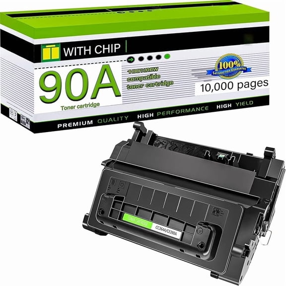 90A Compatible Toner Cartridge Replacement for HP 90A Black Toner Cartridge CE390A Use for Laserjet Enterprise 600 M601 M602 M603 Series Laserjet Enterprise M4555 MFP Series (1-Pack)