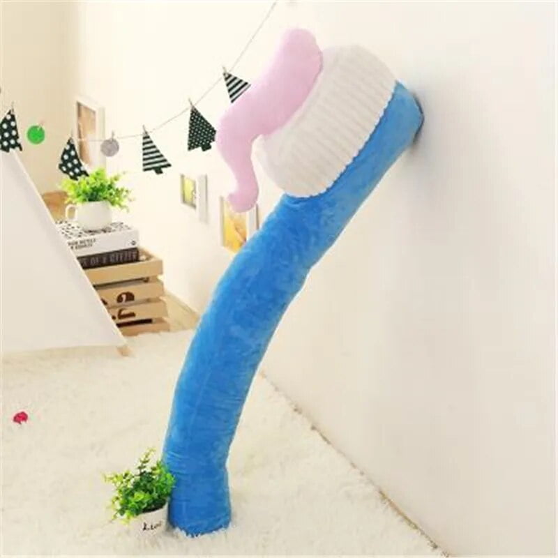 90CM One Piece Creative Toothbrush Pillow PP Cotton Stuffed Sleeping ...