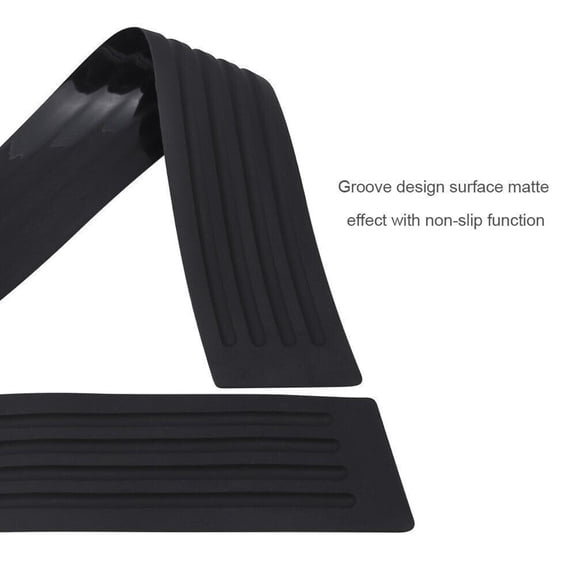 90Cm Car Bumper Guard Rubber Cover Rear Door Sill Plate Guard Trim Crash Strips Anti Colission Protector Sticker Accessories Fangkenuo