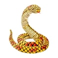 thumbnail image 1 of 90Cm Yellow Cobra Plush Toy - Realistic Design With Vibrant Patterns, Soft Stuffed Material - , S, Home Decor, Halloween S, Prank Props, 1 of 5