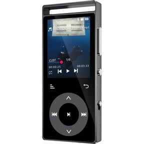 90G MP3 Player with Bluetooth 5.3, MP3 Players Build-in Touch Buttons, FM Radio, E-Book, Color Screen, HiFi Sound Portable Music Player for Kids,Supports up to 128GB, Earphones Included (Black)