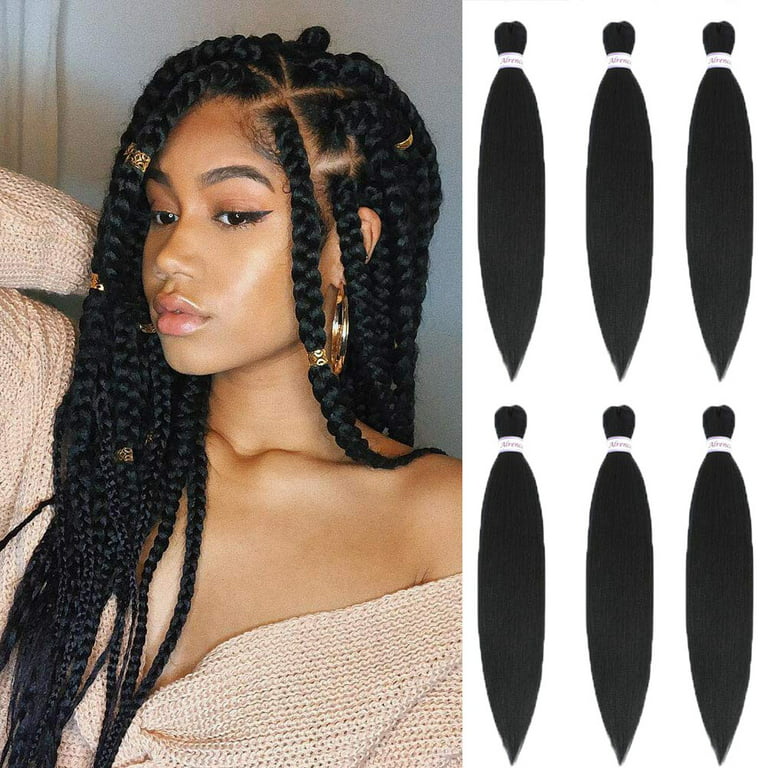 Pre-Stretched 22 Inches Synthetic Braiding Hair Extensions 22/1P / T30