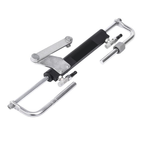 90HP Hydraulic Outboard Steering Kit - Marine Steering System with Helm Pump & Cylinder - Boat Steering Kit for Yamaha, Suzuki, Honda - Up to 90 Horsepower